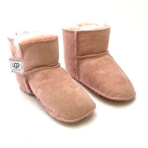 UGG Toddler Baby Erin Powder Pink Sheepskin/Suede Slippers